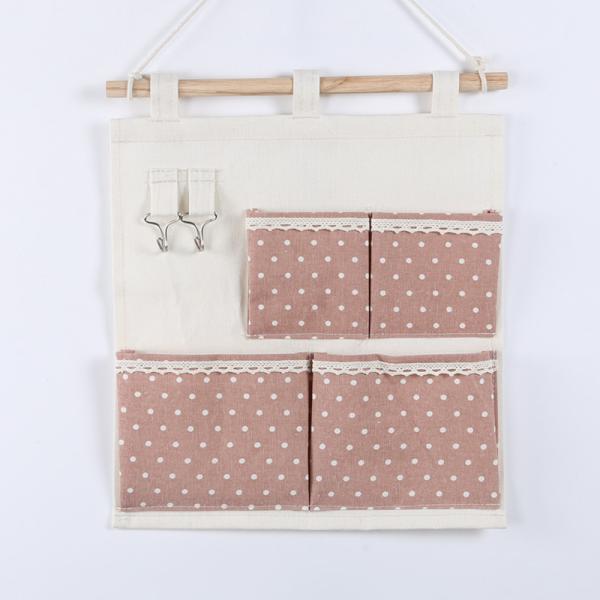 Puting hanging storage bag pockets organizer door wall chest holder customized