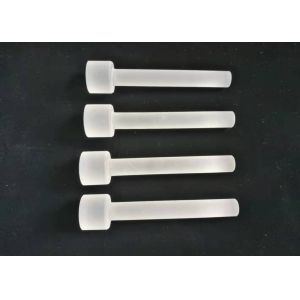 Personalized Fused Quartz Rod Transparent / Translucent Silica Mace