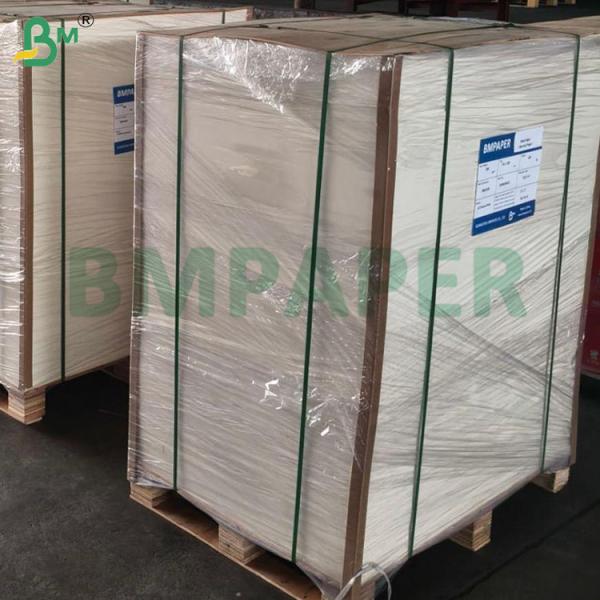 400g White Blister Card Stock Brown Back Duplex For Toothbrush Packaging 70x100cm