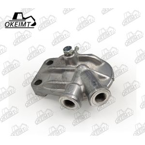 China SY215-9 Diesel Fuel Filter Head Aluminum For Excavator Parts Engine on sale