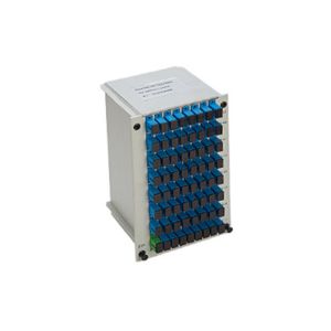 1 In 64 Out PLC Fiber Optic Splitter 1x64 Plug In Type PLC With SC Connector