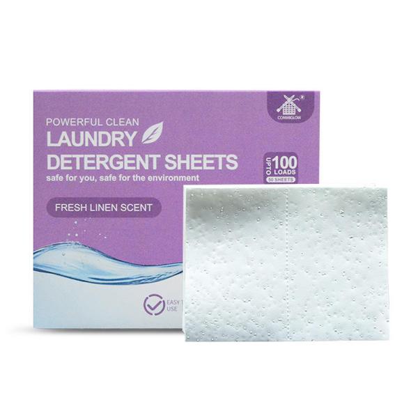 Biodegradable Laundry Detergent Sheet Eco Friendly Cleaning Stain Remover