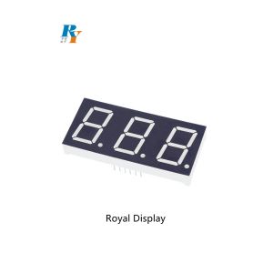 3.6v 130mcd 7 Segment LED Display Long Pin Common Anode CC Polarity