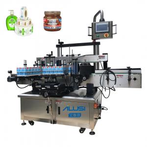 Cheap High speed Double Side Labeling Machine Flat Square Round Bottle Sticker Label Applicator for sale