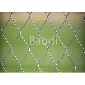 Galvanized Cyclone Fencing Roll , Durable Chain Link Panels For Sports