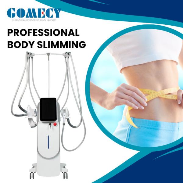 Quality Multifunction Body Slimming RF Device Infrared Laser Vacuum RF Beauty Machine Cavitation RF Fat Reduction Device wholesale