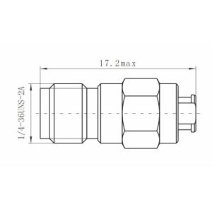 Female Stainless Steel Series K 2.92mm RF Connector for CXN3506/MF108A
