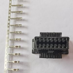 China Practical J1962 Female Connector , 16 Pin Vehicle Diagnostic Connector on sale