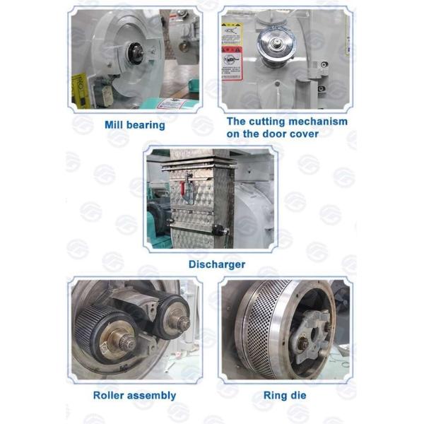 1 To 3.5Tons/Hr Animal Feed Pellet Machine 20KW Goat Feed Pellet Making Machine