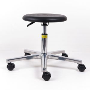 PU Foam ESD Cleanroom Anti Static Stool Compact 400mm - 540mm Height