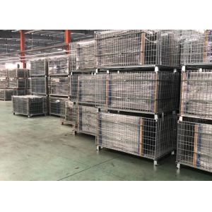 Cheap 1200X1000X890MM Foldable Q195 Wire Mesh Storage Containers For Warehouse for sale