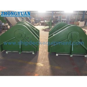 OCIMF Type Single Point Mooring Chain Stopper Welded Mounting Ship Towing