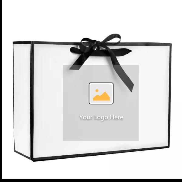 Quality 40*28*12cm Spot Varnishing Retail Paper Shopping Bag For Clothes wholesale