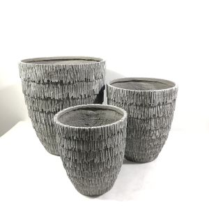 Frost Resistant GRC Planter Pots Waterproof Fireproof Flower Planters Pots For Indoor And Outdoor