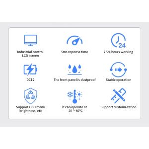 10.1 - 27 Inch Touch Screen Monitor IP65 Waterproof Windows Android LCD Display