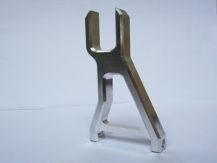 Silver Aluminum RC Car Spare Parts for Rear Shock Mount with Anodized Finishing