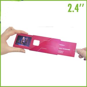 Multi style 2.4inch Pocket Video Brochure Card with Magnetic switch