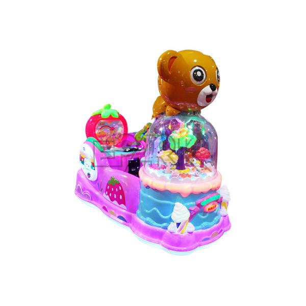Quality Amusement Cute Small Bear Kiddy Ride Machine Coin Operated 750W wholesale