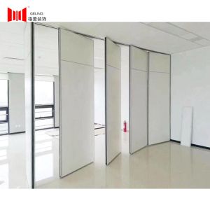 95mm Aluminum Alloy Folding Partition Wall White Fabric Surface For Hall