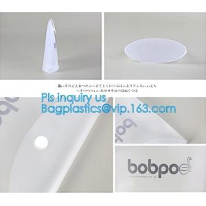 PVC Makeup bag Organiser Black Frosted translucence plastic pvc bag transparent