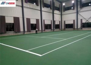 Cheap ISO140019001 CN-S02 Waterproof and 5mm Wear-Resistance Silicon Polyurea Tennis  Sports Flooring for sale