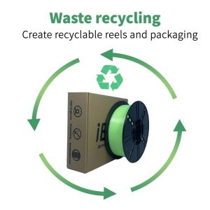 Toughness Enhanced Transparent Green PRO PLA Professional 3D Printer Filament