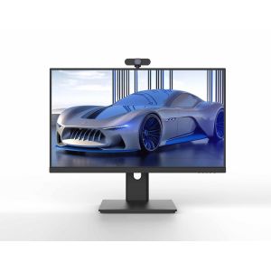 Cheap 23.8&quot; Full HD (1920 x 1080) IPS Frameless, AMD FreeSync, 1ms VRB, ErgoStand Monitor with Full HD Adjustable Webcam for sale
