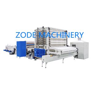 HMI 350m per min in PLC Kitchen Towel Machine for Converting Making