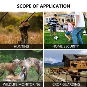 Hunting camera KW591 no-glow dual sensors 1080P waterproof IP67 0.4s trigger