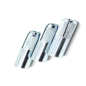 M8 M10 Galvanized Carbon Steel Class 4.8 Drop In Anchor Expansion Bolt Blue Zinc