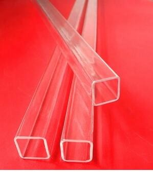 quartz tube transparent square quartz glass tube cuboid quartz tube rectangular
