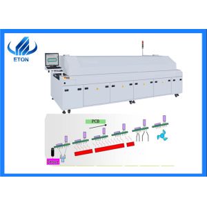 Cheap Lead Free SMT Reflow Oven , Reflow Soldering Machine 4900*1270*1450mm Size for sale
