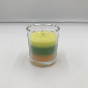 Cheap Aroma Home Colorful Layered Gradient Scented Paraffin wax candle for sale