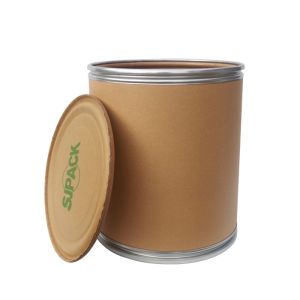 Durable Drum Lids Natural Paper Reusable Paper Cover 51cm Diameter Fiber Drum