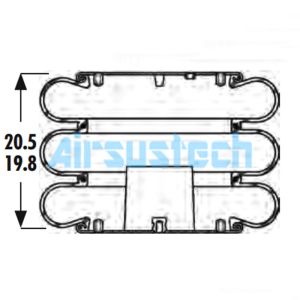 3B14-453 Combination Stud Air Fitting Goodyear Air Spring FT 530-35 436
