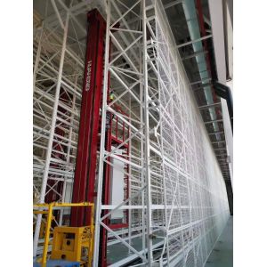 Laser Barcode Dual Pallet Stacker Positioning System 1mm Repeatable Electric