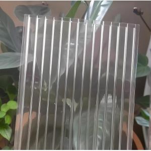 UV Protected Clear Polycarbonate Hollow Sheet Roofing 2.44m 6m
