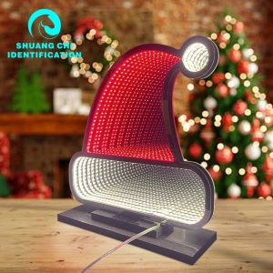 LED Light Strip Multilayer Mirror Neon Abyss Mirror Art Signs for Christmas