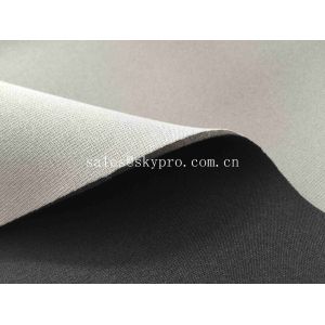 SBR Grey Soft Lycra Neoprene Fabric Roll Good Touch Thin Neoprene Rubber Rolls