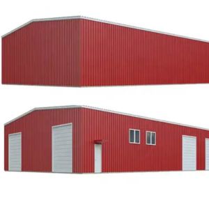 High Rigidity Q355 Prefabricated Engineered Building Metal Frame Workshop