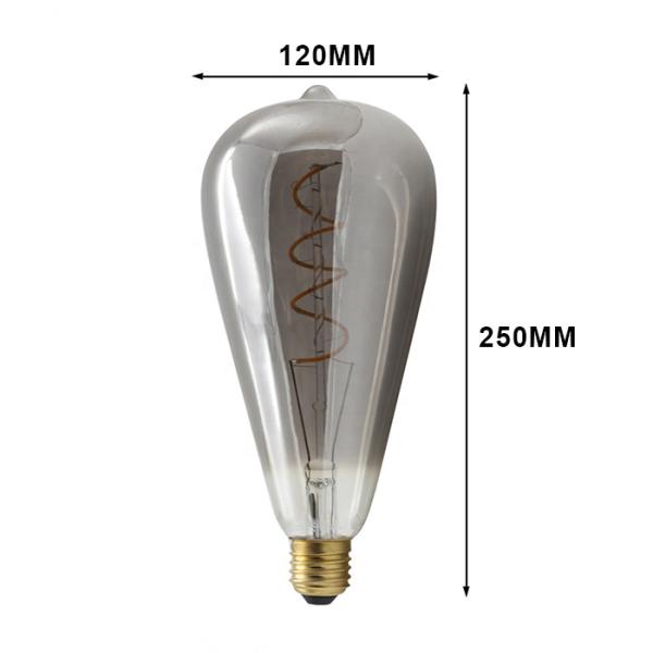 Smoky Grass Spiral Globe Filament Bulb 4w Special Shape 3 Years Warranty