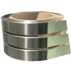 China Customized Size 301 8k High Hardness Stainless Steel Strip Coil Advertising Sidebands on sale