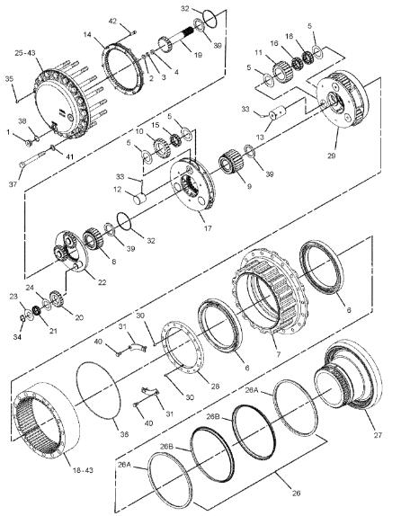 169-5585 325D 325C Hub Housing For Excavator Final Drive Parts