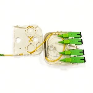 New FTTH Fiber Optic 1x4 SC APC Mini Cassette Direct Input Exclusive Design LGX
