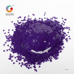 1mm Bulk Blue Eco Friendly PET Solvent Resistance Glitter Chunky Round For