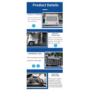 Fully Automatic Sticker Plastic Bag Paging Labeling Machine for Carton Box Bag