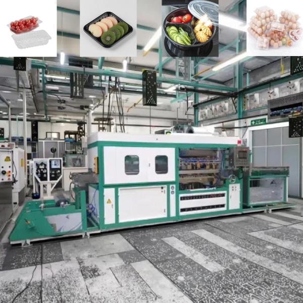 Automatic PLA Plastic Vacuum Forming Machine with Zero Risk Guarantee and Overseas Engineers Support