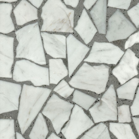Quality White Terrazzo Stone Tiles , Terrazzo Wall Tiles Composite Construction Material wholesale