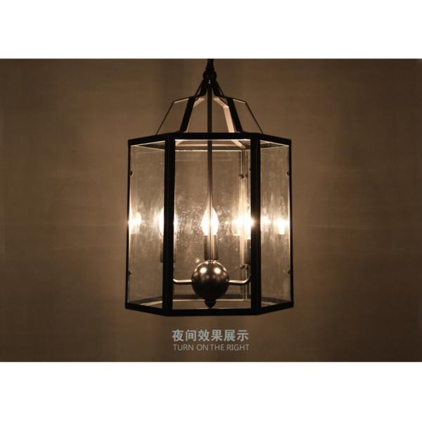 Vintage Led Candle Chandelier Black Candlesticks Bird Cages Living Rroom Loft Black Chandelier(WH-CI-125)