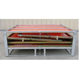 Galvanised IBC Intermediate Bulk Container Foldable Pallet Container With Coated